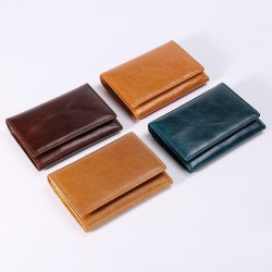 The First Layer Of Cowhide Rfid Anti-theft Credit Card Holder Korean Version Of Card Holder Card Holder Card Holder Card Holder Multi-card Holder Manufacturer