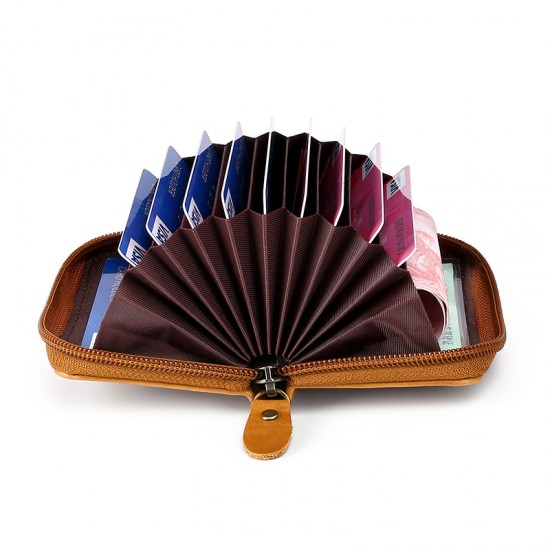 Foreign Trade Amazon Lazada Explosions Retro European And American Organ Card Holder Leather Leather Rfid Card Set