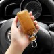 General-purpose Car Key Bag Leather Car Key Protection Leather Case Retro Oil Wax Skin Key Bag Foreign Trade Hot Sale
