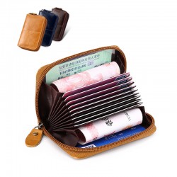 Foreign Trade Amazon Lazada Explosions Retro European And American Organ Card Holder Leather Leather Rfid Card Set