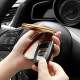 General-purpose Car Key Bag Leather Car Key Protection Leather Case Retro Oil Wax Skin Key Bag Foreign Trade Hot Sale