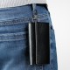 Simple Home Key Bag Multi-functional Waist Hanging Three-fold Key Bag Retro Oil Wax Bright Leather Car Key Bag Leather Case