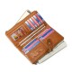 Top Layer Leather Men's And Women's Wallet European And American Long Leather Wallet Wallet Rfid Anti-theft Brush Hand Wallet