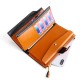 Cross-border Selling Leather Wallet Ladies Long Wallet Rfid Anti-theft Brush Oil Wax Leather Multi-function Wallet Clutch