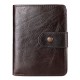 Amazon Explosion Wax Men's Short Wallet Rfid Anti-magnetic Leather Wallet Zipper Coin Coin Purse