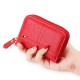 Rfid Anti-magnetic Anti-theft Brush Leather Women's Coin Purse First Layer Cowhide Korean Business Card Case Card Case Student Card Case