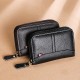 Rfid Anti-magnetic Anti-theft Brush Leather Women's Coin Purse First Layer Cowhide Korean Business Card Case Card Case Student Card Case