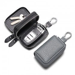 Natural Fall Leather Car Key Bag Foreign Trade Supply First Layer Leather Car Remote Control Protection Leather Case Key Bag