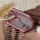 Transparent Mirror Window Leather Car Key Case Zipper Car Key Case Universal Key Car Key Case