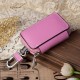 Transparent Mirror Window Leather Car Key Case Zipper Car Key Case Universal Key Car Key Case