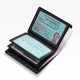 Explosive First-layer Cowhide Wallet Driver's License Holster Multi-card Id Clip Bank Card Clip Double Loose-leaf Driver's License Book