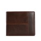European And American Top-layer Leather Men's Wallet Retro Leather Short Wallet Rfid Anti-magnetic Multi-function Card Holder