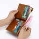 European And American Top-layer Leather Men's Wallet Retro Leather Short Wallet Rfid Anti-magnetic Multi-function Card Holder