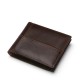 European And American Top-layer Leather Men's Wallet Retro Leather Short Wallet Rfid Anti-magnetic Multi-function Card Holder