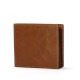Cross-border Leather Wallet Retro Oil Wax Leather Men's Short Money Clip Coin Purse Rfid Anti-theft Card Position Coin Purse