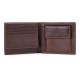 Amazon Explosion Leather Wallet Multi Card Retro Oil Wax Leather Wallet Anti Rfid Theft Brush Short Coin Purse