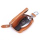 2020 New First Layer Leather Car Key Case Retro Oil Leather Men And Women General Leather Car Key Case