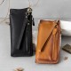 Genuine Leather Clutch Bag Men's New Large Capacity Casual Clutch Bag Multi-function Wallet Multi-card Zipper Mobile Phone Bag