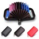 High-quality First-layer Cowhide Rfid Anti-theft Brush Anti-magnetic Organ Card Case Leather Card Holder Multi-card Cowhide Zipper Card Holder