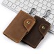 Retro Crazy Horse Leather Home Key Bag Top Layer Cowhide Car Key Bag Genuine Leather Men's And Women's Hanging Buckle Lock Key Bag