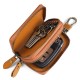 Retro Oil Wax Leather Color Car Key Bag Cowhide Car Key Protective Cover Transparent Car Key Cover Wholesale
