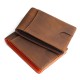 New Crazy Horse Leather Men's Wallet Retro Leather Rfid Blocking Wallet European And American Multi-functional Anti-theft Brush Wallet