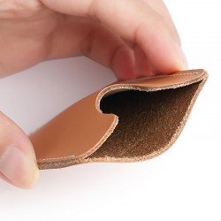 The First Layer Of Leather Ultra-thin Card Holder Leather Bus Card Access Card Subway Card Card Holder Palm Print Identification Card Holder Card Bag