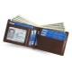 New Crazy Horse Leather Men's Wallet Retro Leather Rfid Blocking Wallet European And American Multi-functional Anti-theft Brush Wallet
