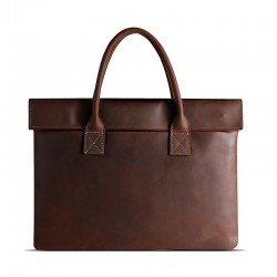 First Layer Cowhide Laptop Bag Men's Handbag Leather Large Capacity Business Documents Leather Bag Factory Direct