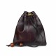 Advanced Sense Pocket Top Layer Cowhide Lucky Bag Drawstring Coin Purse Gold And Silver Jewelry Bag Headphones Lipstick Storage