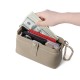 New Leather Women's Shoulder Crossbody Bag Multifunctional Wash Bag Leather Mouth Gold Women's Bag Convenient Outgoing Cosmetic Bag