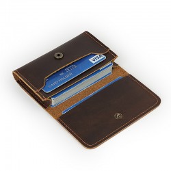 Crazy Horse Leather European And American Men's Card Bag Russian Genuine Leather Multifunctional Wallet Card Holder Aliexpress Cowhide Card Set