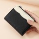 New Leather Women's Wallet Fashion Contrast Color First Layer Cowhide Zipper Coin Purse Rfid Anti-magnetic Anti-theft Brush Wallet New Leather Women's Wallet Fashion Contrast Color First Layer Cowhide Zipper Coin Purse Rfid Anti-magnetic Anti-theft Brush Wallet