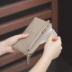 New Three Zipper Long Women's Wallet Multi-functional Mobile Phone Bag Card Coin Purse Leather Hand Bag