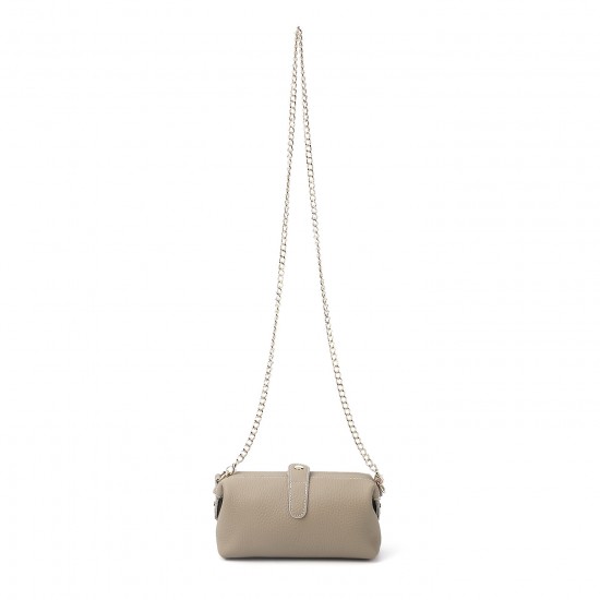 New Leather Women's Shoulder Crossbody Bag Multifunctional Wash Bag Leather Mouth Gold Women's Bag Convenient Outgoing Cosmetic Bag
