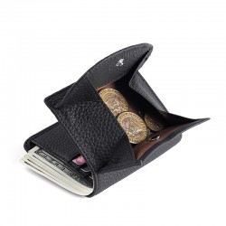 Factory First Layer Cowhide Ladies Leather Wallet Rfid Anti-magnetic Anti-theft Brush Multi-card Small Wallet Japanese Coin Purse