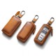 Retro Oil Wax Leather Color Car Key Bag Cowhide Car Key Protective Cover Transparent Car Key Cover Wholesale