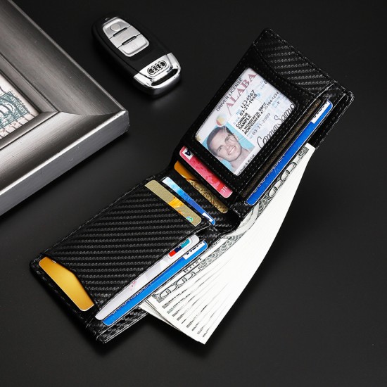 New European And American Men's Leather Airtag Wallet Leather Short Wallet Rfid With Locator Dollar Card Holder Factory New European And American Men's Leather Airtag Wallet Leather Short Wallet Rfid With Locator Dollar Card Holder Factory
