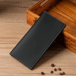 Foreign Trade Long First Layer Cowhide Men's Wallet Genuine Leather High Sense Guangzhou Genuine Russian Wallet Men's Card Holder