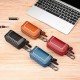 2021 Multi-functional Leather Zipper Car Key Case Men's And Women's Key Case Fashion Waist Hanging Car Key Case