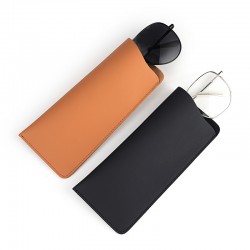 Glasses Bag European Standard Environmental Protection Leather Presbyopia Myopia Sunglasses Bag Portable Sunglasses Protective Cover Soft Leather Glasses Bag