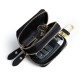 New Double Zipper Car Key Leather Cover Leather Car Key Bag Men's And Women's Leather Hook Key Bag New Double Zipper Car Key Leather Cover Leather Car Key Bag Men's And Women's Leather Hook Key Bag