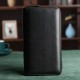 Imported Crazy Horse Leather Men's Clutch Bag Long Leather Wallet Retro Cowhide High-end Handbag Zipper Mobile Phone Bag