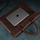 First Layer Cowhide Laptop Bag Men's Handbag Leather Large Capacity Business Documents Leather Bag Factory Direct