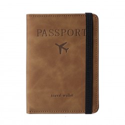 Frosted Pu Passband Bag Men's Multifunctional Passband Holder Anti-loss Passband Passport Certificate Set