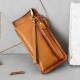 Genuine Leather Clutch Bag Men's New Large Capacity Casual Clutch Bag Multi-function Wallet Multi-card Zipper Mobile Phone Bag