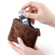 European And American Oil Wax Leather New Coin Purse Multi-function Key Case Car Key Case