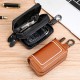 2021 Multi-functional Leather Zipper Car Key Case Men's And Women's Key Case Fashion Waist Hanging Car Key Case