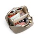 New Real Cowhide High-end Cosmetic Bag Large-capacity Portable Cosmetic Storage Bag Multi-functional Travel Wash Bag