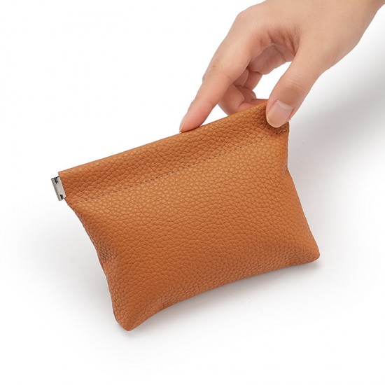 New Multi-functional Coin Purse Mouth Gold Shrapnel Automatic Closure Jewelry Jewelry Storage Bag Headphones Lipstick Dust Bag